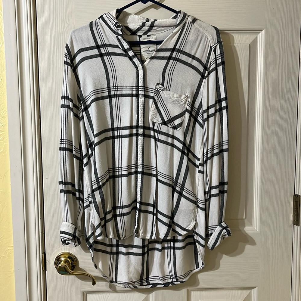 XL women’s button up flannel